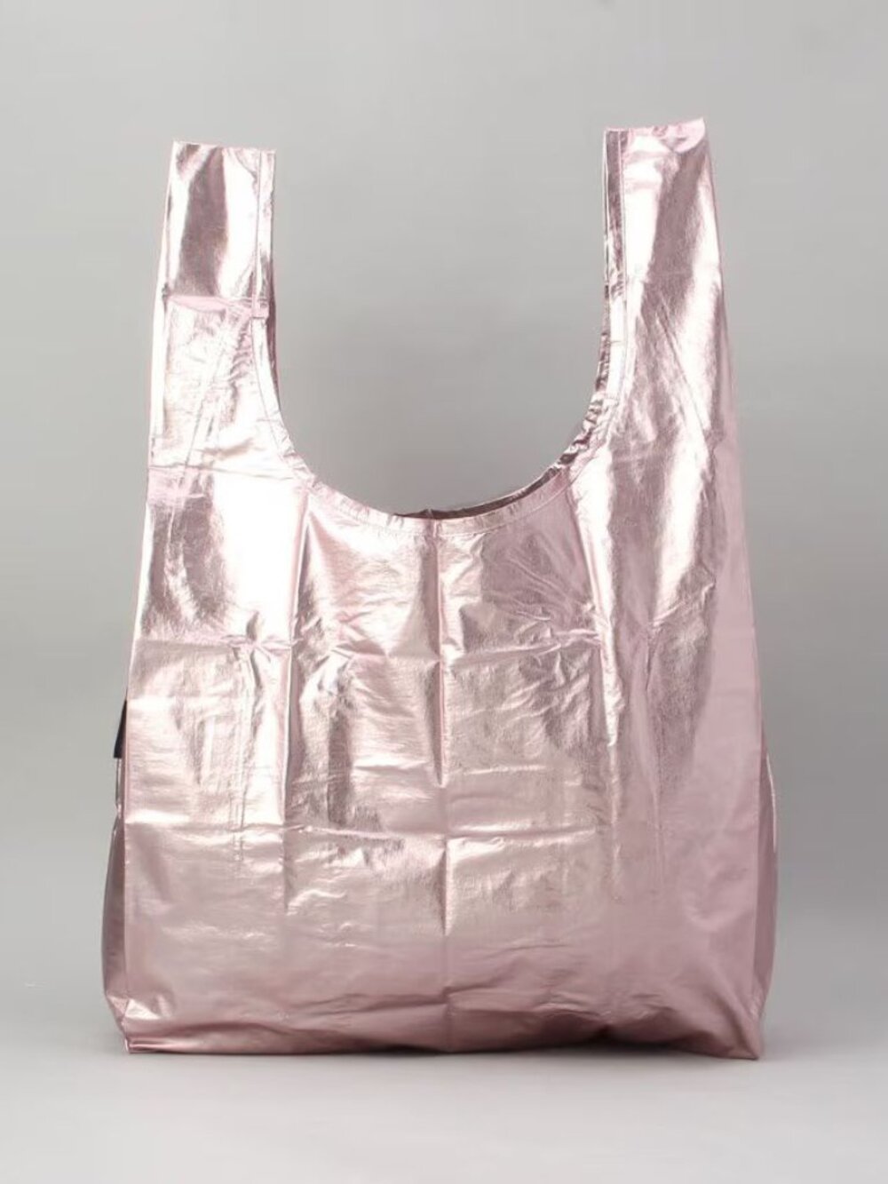 NWT Standard Baggu - Pink Gold Metallic (Japan Exclusive)